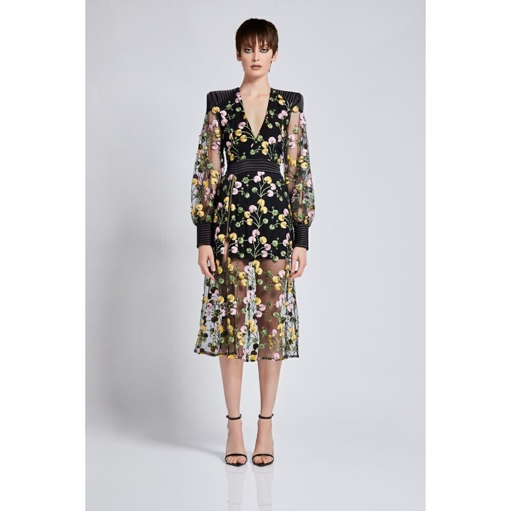 Zhivago WHITE RABBIT FLORAL DRESS size 2